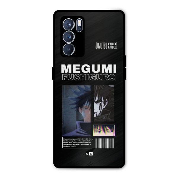Megumi Fushiguro Metal Back Case for Oppo Reno6 Pro 5G