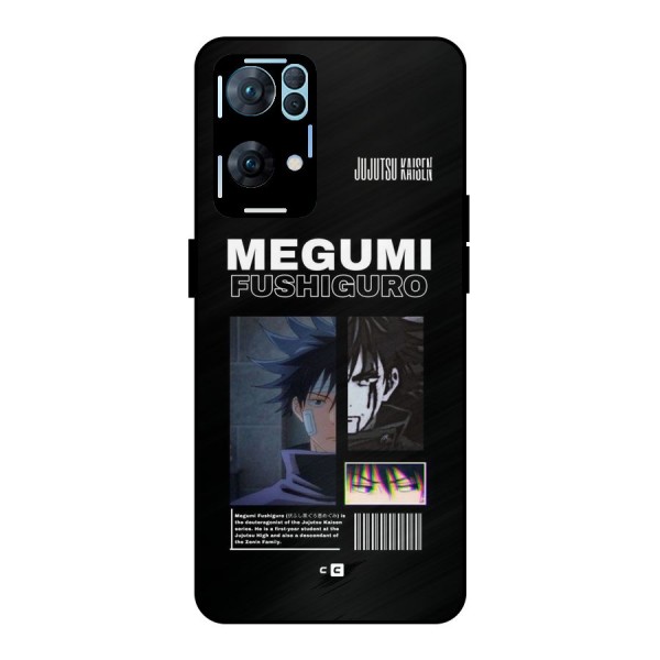 Megumi Fushiguro Metal Back Case for Oppo Reno7 Pro 5G