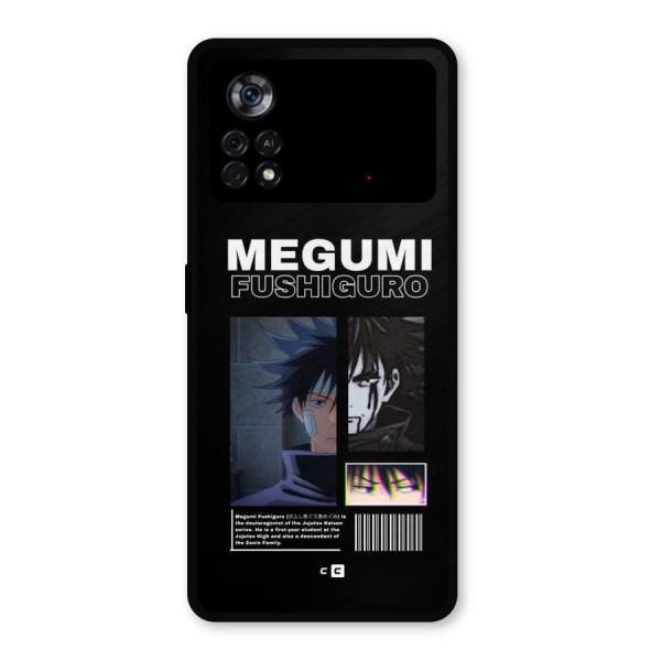 Megumi Fushiguro Metal Back Case for Poco X4 Pro 5G