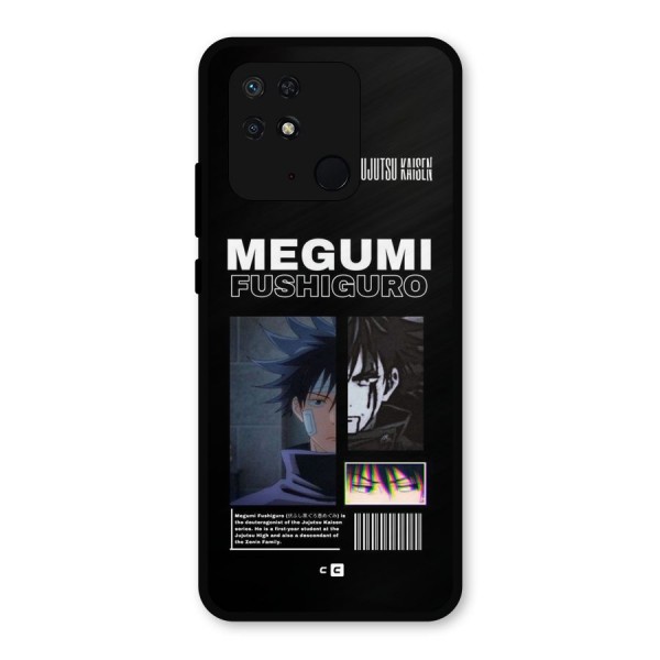 Megumi Fushiguro Metal Back Case for Redmi 10 Power