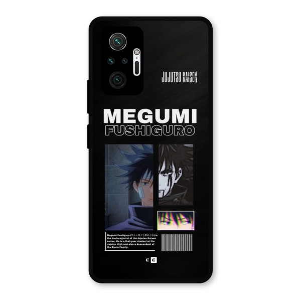 Megumi Fushiguro Metal Back Case for Redmi Note 10 Pro