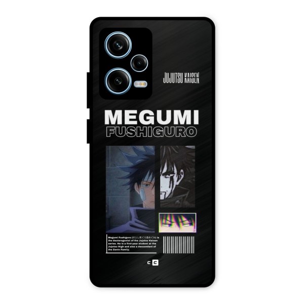 Megumi Fushiguro Metal Back Case for Redmi Note 12 Pro