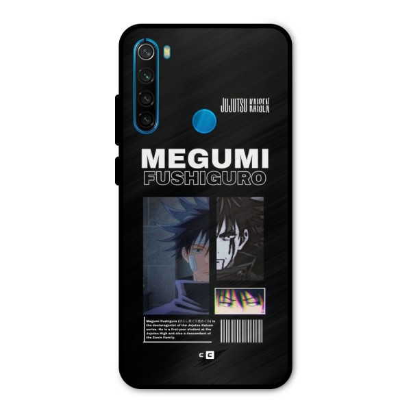 Megumi Fushiguro Metal Back Case for Redmi Note 8