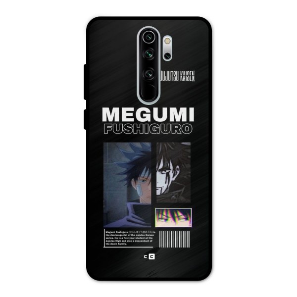 Megumi Fushiguro Metal Back Case for Redmi Note 8 Pro