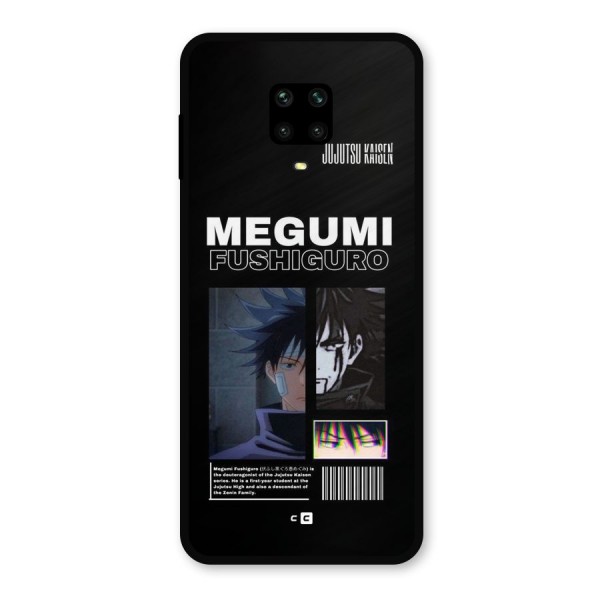Megumi Fushiguro Metal Back Case for Redmi Note 9 Pro Max