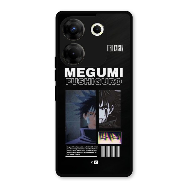 Megumi Fushiguro Metal Back Case for Tecno Camon 20 Pro