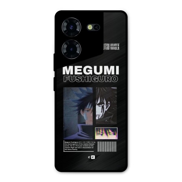 Megumi Fushiguro Metal Back Case for Tecno Pova 5 Pro 5G