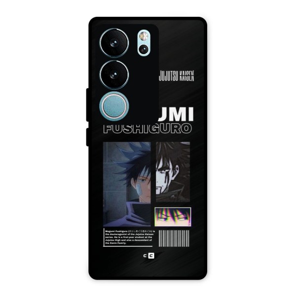 Megumi Fushiguro Metal Back Case for Vivo V29