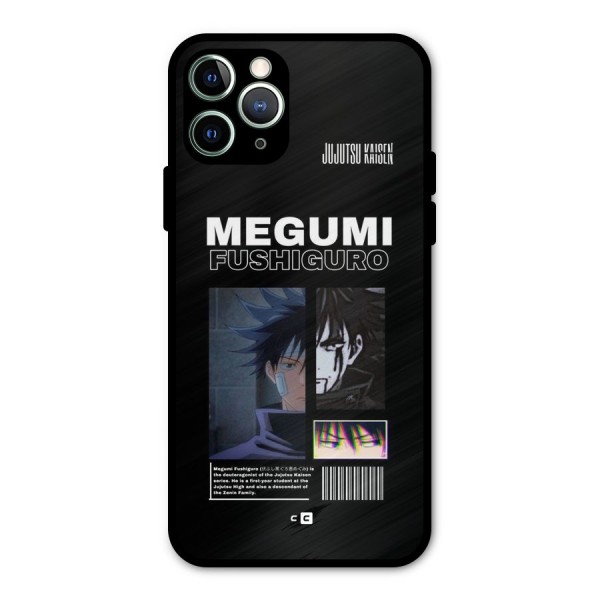 Megumi Fushiguro Metal Back Case for iPhone 11 Pro Max