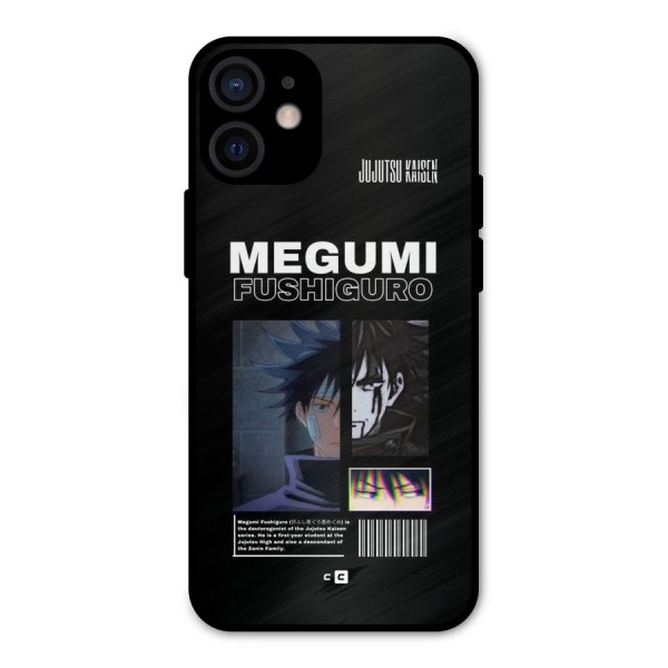 Megumi Fushiguro Metal Back Case for iPhone 12 Mini