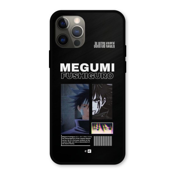 Megumi Fushiguro Metal Back Case for iPhone 12 Pro
