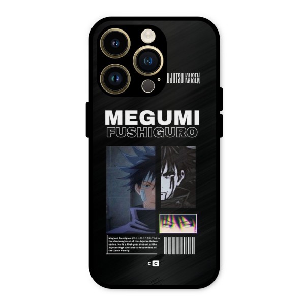 Megumi Fushiguro Metal Back Case for iPhone 14 Pro