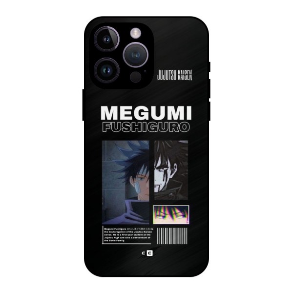 Megumi Fushiguro Metal Back Case for iPhone 14 Pro Max