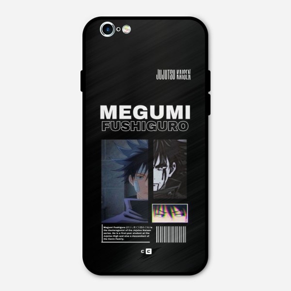 Megumi Fushiguro Metal Back Case for iPhone 6 6s