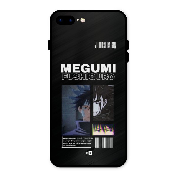 Megumi Fushiguro Metal Back Case for iPhone 8 Plus