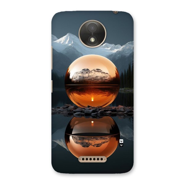 Metal Moon Back Case for Moto C Plus
