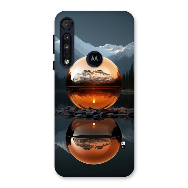 Metal Moon Back Case for Motorola One Macro