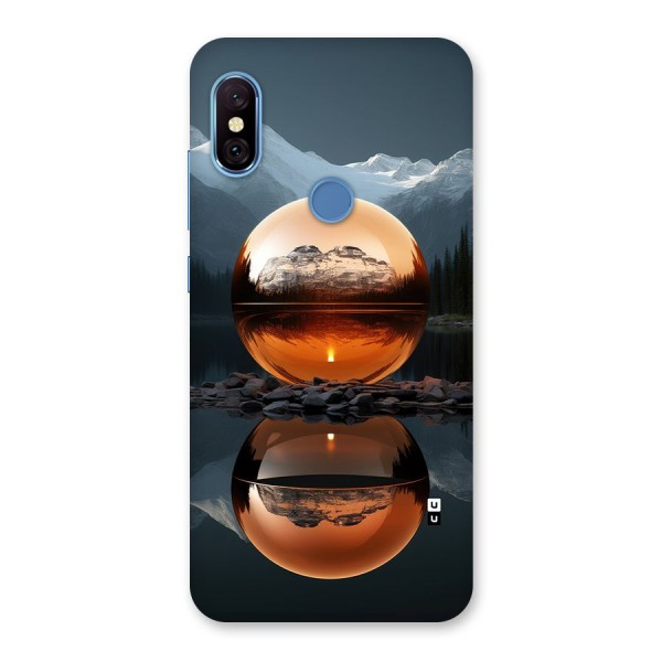 Metal Moon Back Case for Redmi Note 6 Pro