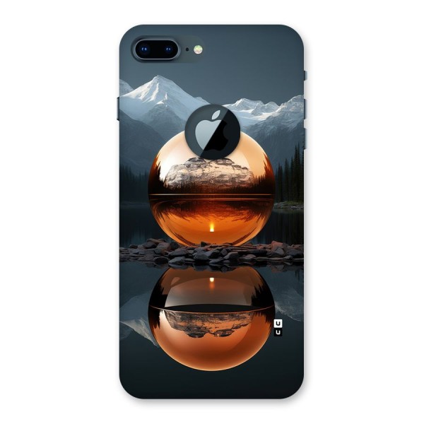 Metal Moon Back Case for iPhone 7 Plus Logo Cut