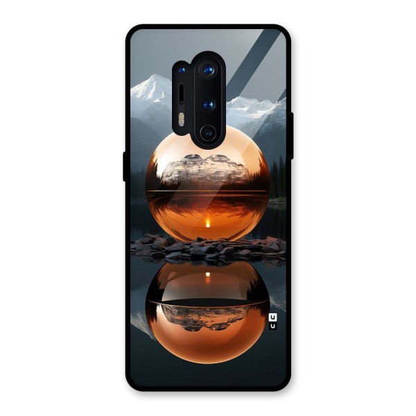 Metal Moon Glass Back Case for OnePlus 8 Pro