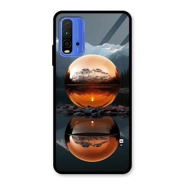 Metal Moon Glass Back Case for Redmi 9 Power