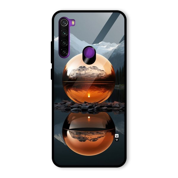 Metal Moon Glass Back Case for Redmi Note 8