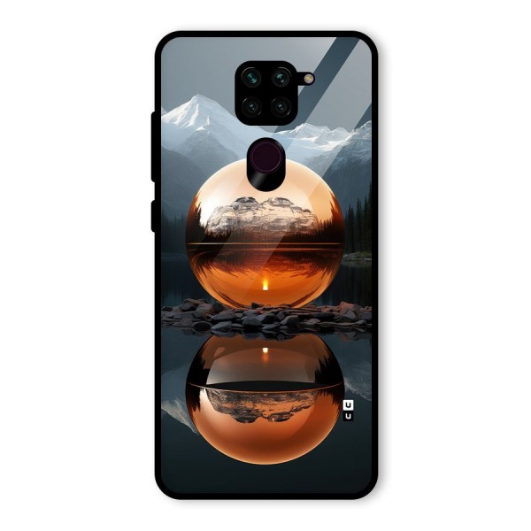 Metal Moon Glass Back Case for Redmi Note 9
