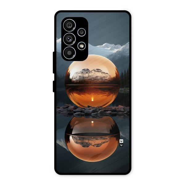 Metal Moon Metal Back Case for Galaxy A53 5G