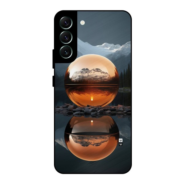 Metal Moon Metal Back Case for Galaxy S22 Plus 5G