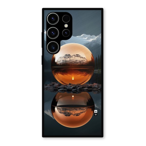 Metal Moon Metal Back Case for Galaxy S23 Ultra