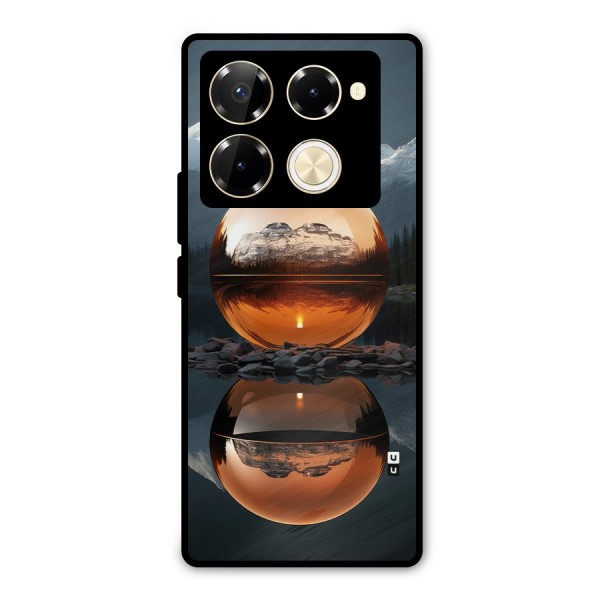 Metal Moon Metal Back Case for Infinix Note 40 Pro Plus