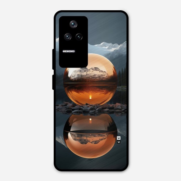 Metal Moon Metal Back Case for Poco F4 5G