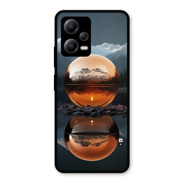 Metal Moon Metal Back Case for Poco X5