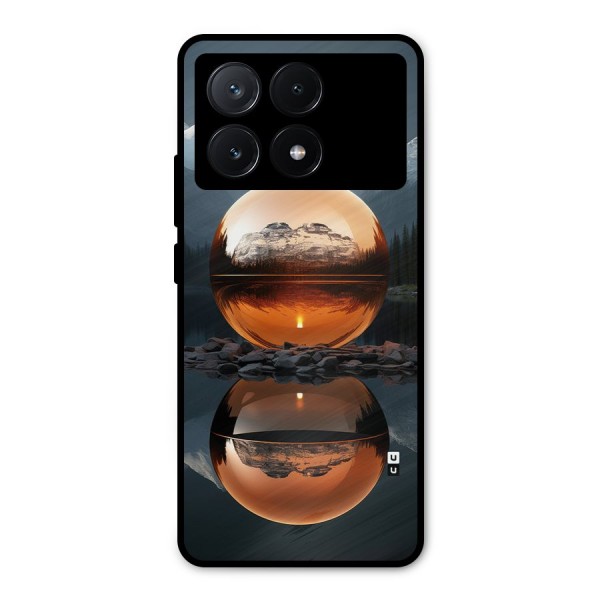 Metal Moon Metal Back Case for Poco X6 Pro