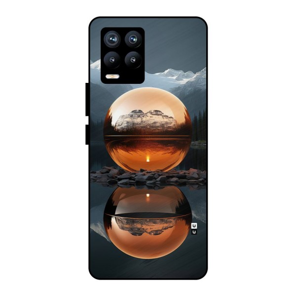 Metal Moon Metal Back Case for Realme 8 Pro