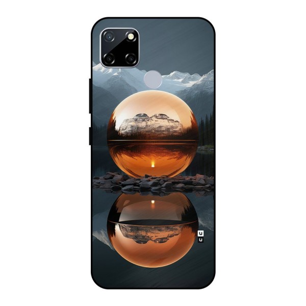 Metal Moon Metal Back Case for Realme Narzo 30A