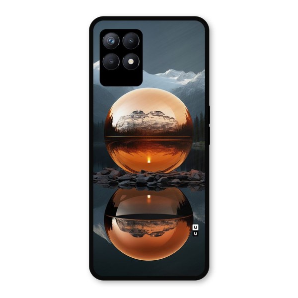 Metal Moon Metal Back Case for Realme Narzo 50