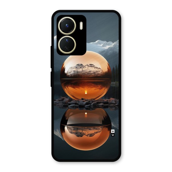 Metal Moon Metal Back Case for Vivo Y16