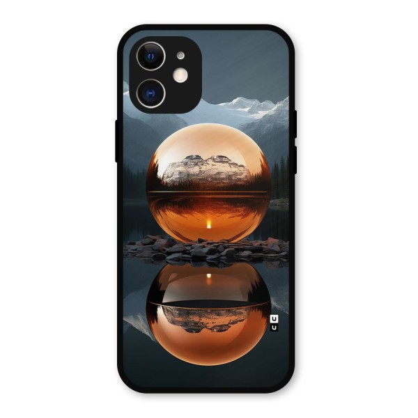 Metal Moon Metal Back Case for iPhone 12
