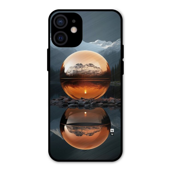 Metal Moon Metal Back Case for iPhone 12 Mini