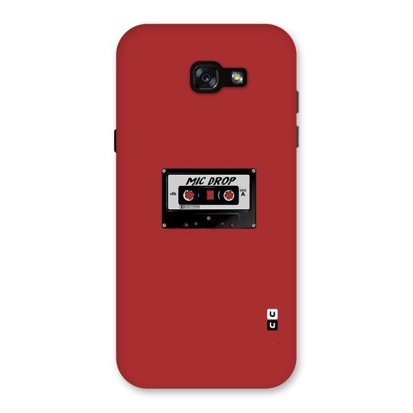 Mic Drop Cassette Minimalistic Back Case for Galaxy A7 (2017)