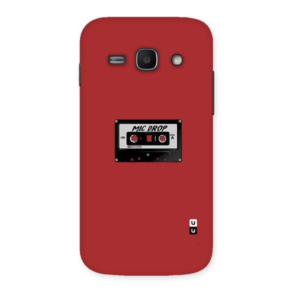 Mic Drop Cassette Minimalistic Back Case for Galaxy Ace 3