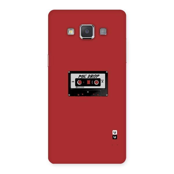 Mic Drop Cassette Minimalistic Back Case for Galaxy Grand 3