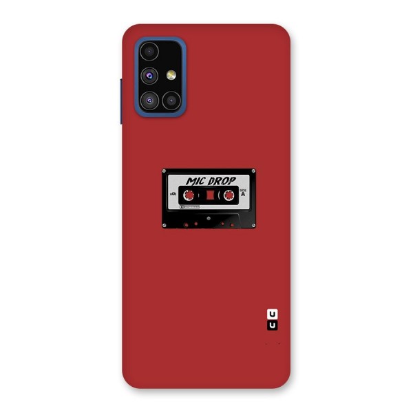 Mic Drop Cassette Minimalistic Back Case for Galaxy M51