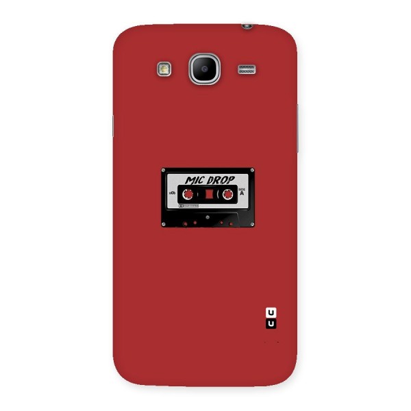 Mic Drop Cassette Minimalistic Back Case for Galaxy Mega 5.8