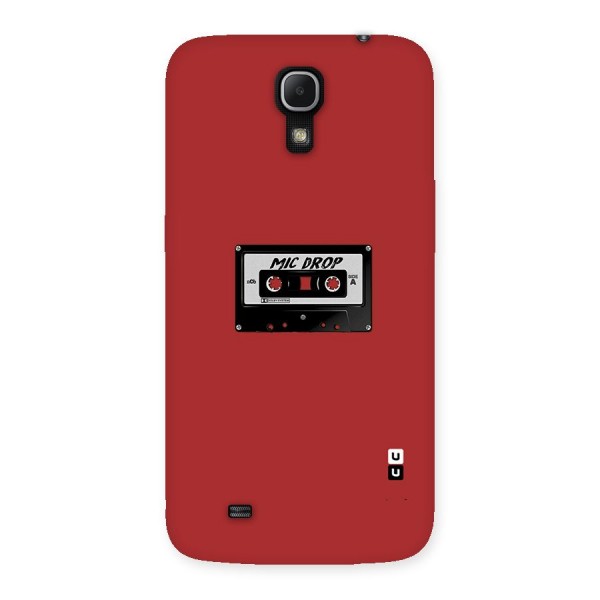 Mic Drop Cassette Minimalistic Back Case for Galaxy Mega 6.3