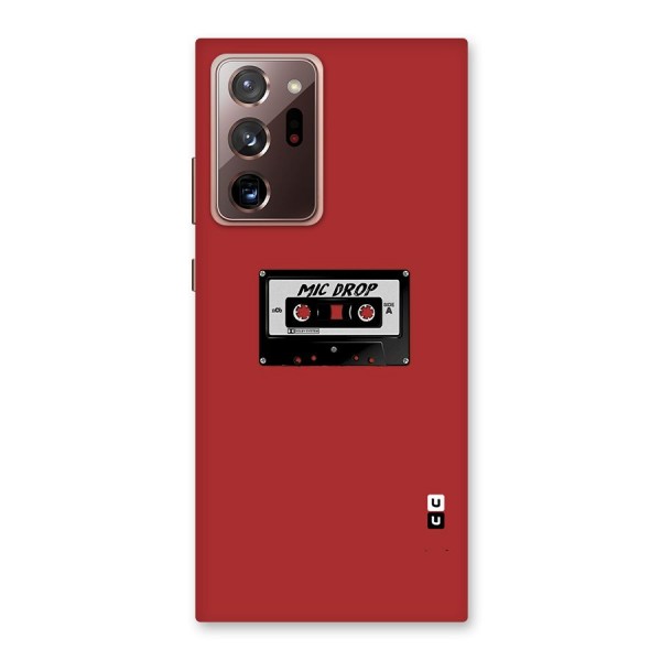 Mic Drop Cassette Minimalistic Back Case for Galaxy Note 20 Ultra