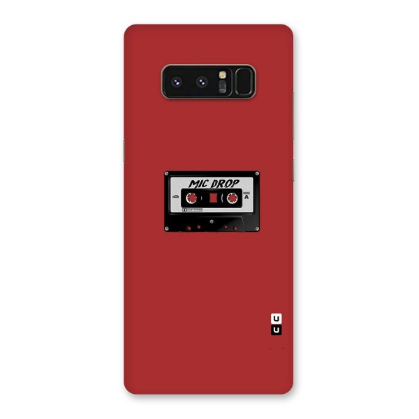 Mic Drop Cassette Minimalistic Back Case for Galaxy Note 8