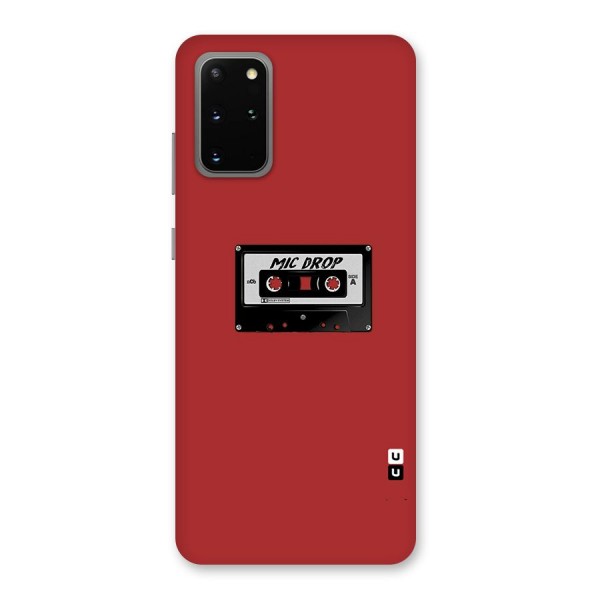 Mic Drop Cassette Minimalistic Back Case for Galaxy S20 Plus