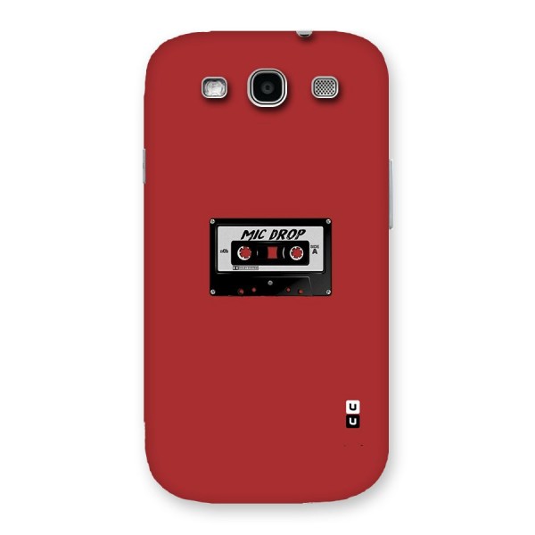 Mic Drop Cassette Minimalistic Back Case for Galaxy S3 Neo